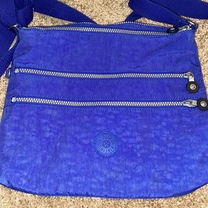 Kipling Alvar Blue Crossbody Bag large